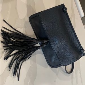 Gucci Medium Bamboo Black Leather Shoulder Bag